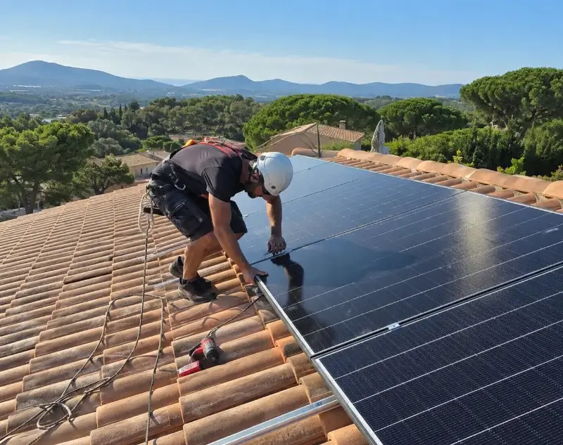 Installateur panneaux solaires Bessenay — pose photovoltaïque sur toiture